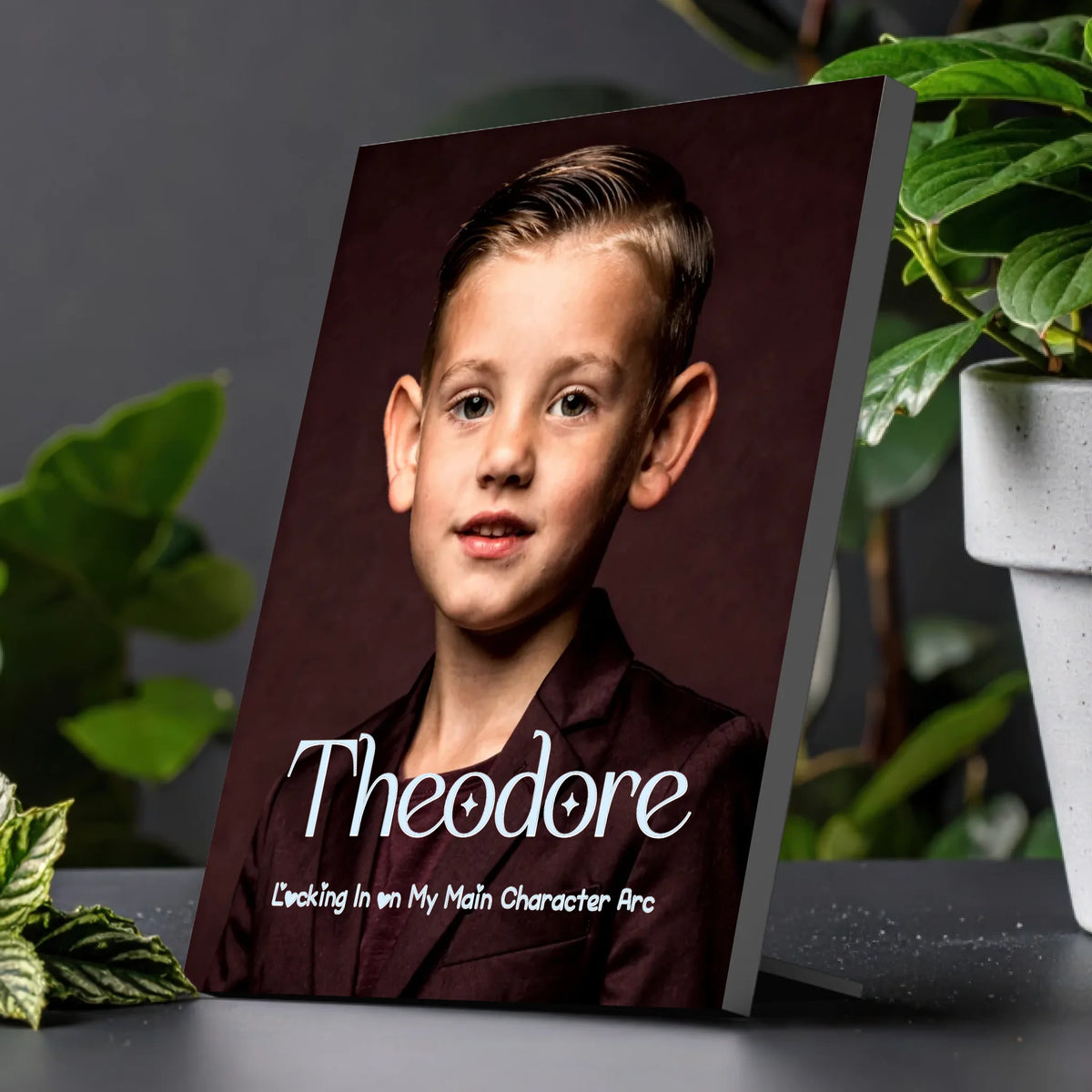 Pinterest palette colors trends 2026 | personalized portrait tabletop print