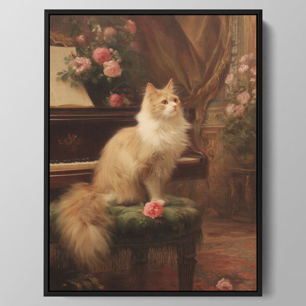 Rose Salon Cat Wall Art