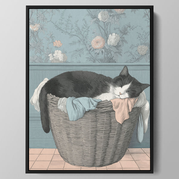 Toile Laundry Nap Wall Art