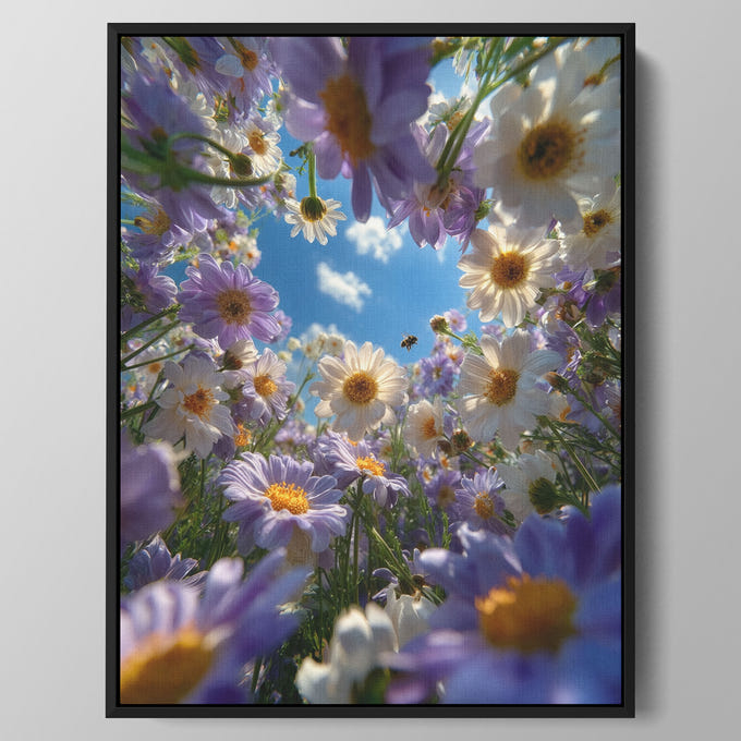 Sky Through Daisies Wall Art