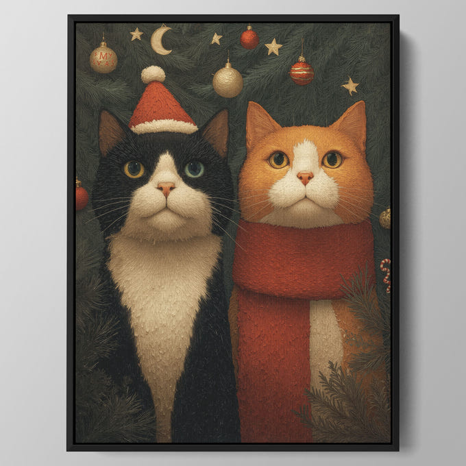 Quiet Noel Duo Wall Art