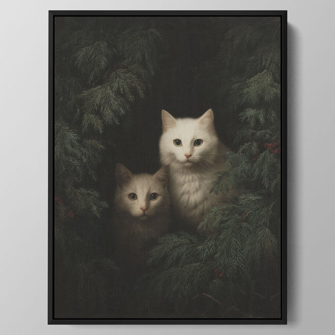 Evergreen Vigil Cat Wall Art