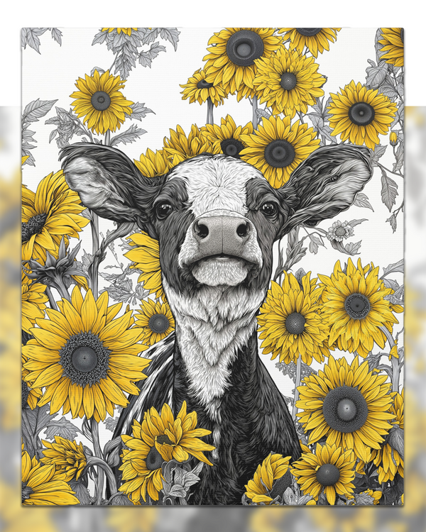Quiet Cow, Loud Sunflowers