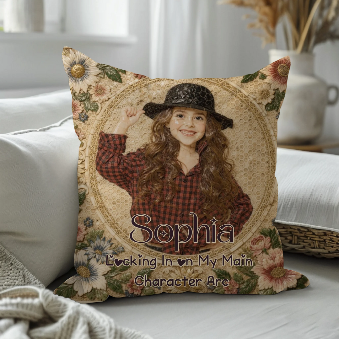 Bone Inlay Custom Memorial Portrait